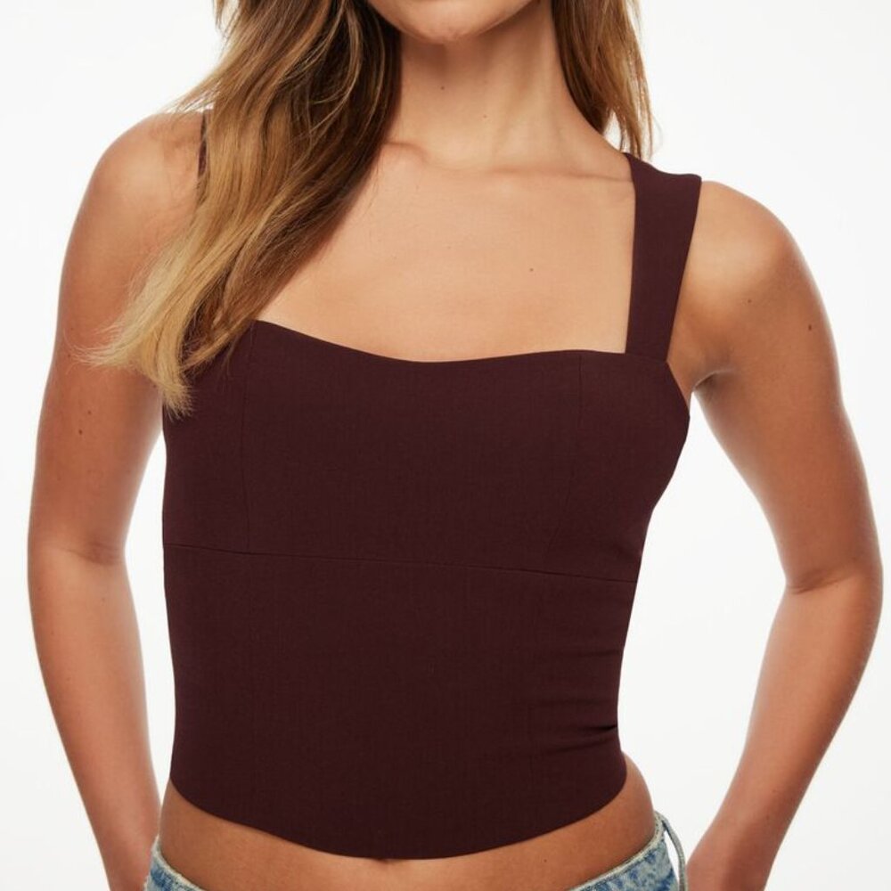Dynamite Open Back Corset Top